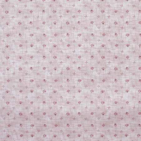 Handworks, Tessuto Rosa con Piccoli Disegni