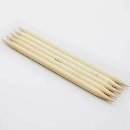 5 Ferri da Maglia in Bambù a Doppia Punta da 6 x 200 mm - KnitPro