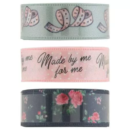 3 Nastrini con fantasie Vintage "Made By Me" - Simplicity