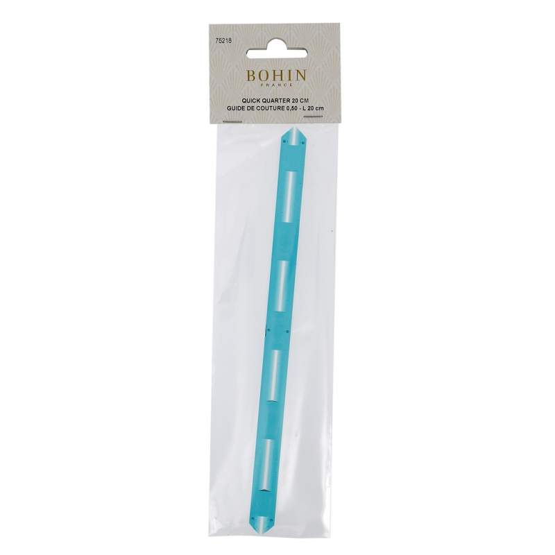 Bohin, Quick Quarter Ruler - Righello Guida per Segnare le Diagonali 1/4 di pollice, 20 cm Bohin - 2
