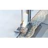 Piedino con guida centrale per unire bordi per Epic 2 e 95Q - Husqvarna Viking Edge Joining foot for IDF