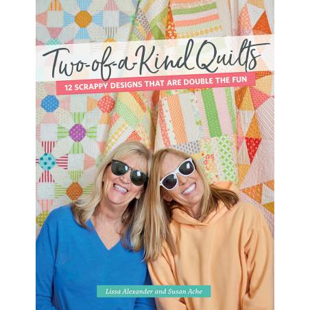 Two-of-a-Kind Quilts - 12 Scrappy Designs That Are Double the Fun by Lissa Alexander, Susan Ache Martingale - 1