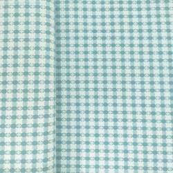 Tessuto Giapponese 100% Cotone Tinto in Filo - Turchese Sojitz Fashion - 1