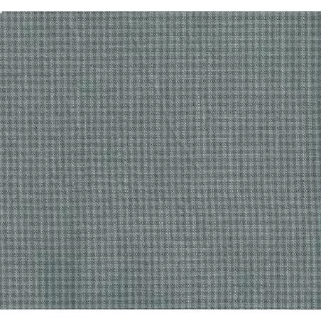 Tessuto Giapponese 100% Cotone Tinto in Filo a quadretti – Grigio/Azzurro