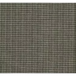 Tessuto Giapponese 100% Cotone Tinto in Filo a quadretti – Nero