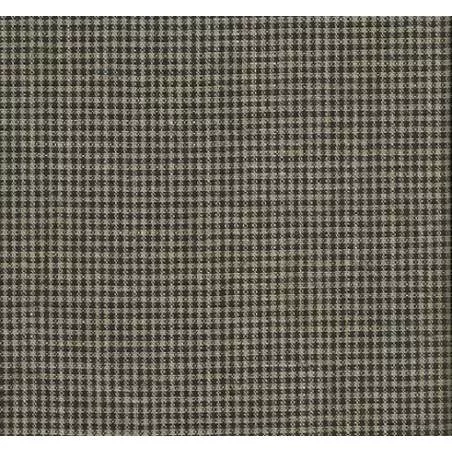 Tessuto Giapponese 100% Cotone Tinto in Filo a quadretti – Nero