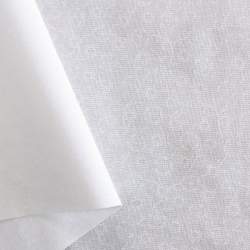 Tessuto giapponese bianco tone on tone con fiorellini - Flower Selection Sojitz Fashion - 1