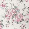 Lecien Natural Elegance, Tessuto Voile con Fiori Rosa