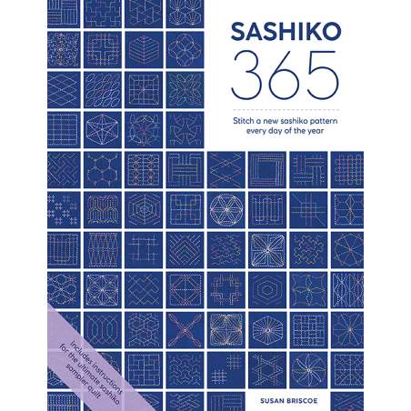 Sashiko 365, Stitch a new sashiko pattern every day of the year by Susan Briscoe Search Press - 1