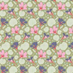 Tilda Gardenlife, Tessuto Verde con Nasturzi Tilda Fabrics - 1