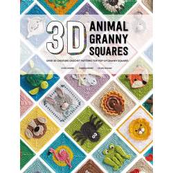 3D Animal Granny Squares, Over 30 creature crochet patterns for pop-up granny squares by Celine Semaan & Sharna Moore