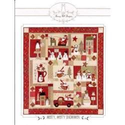 Bunny Hill Designs, Cartamodello del quilt Merry, Merry Snowmen Bunny Hill Designs - 1