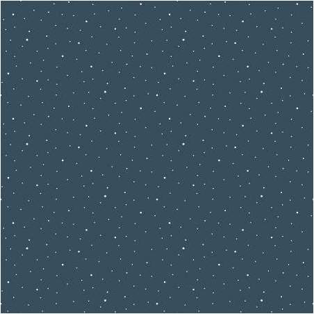 Riley Blake Designs, Dapple Dot Color Stargazer, Tessuto Blu Scuro con pois cielo stellato