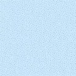 Blue Dots, Susybee Basic Collection, Tessuto azzurro cielo con pois azzurri - 1