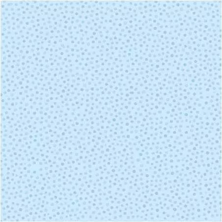 Blue Dots, Susybee Basic Collection, Tessuto azzurro cielo con pois azzurri - 1