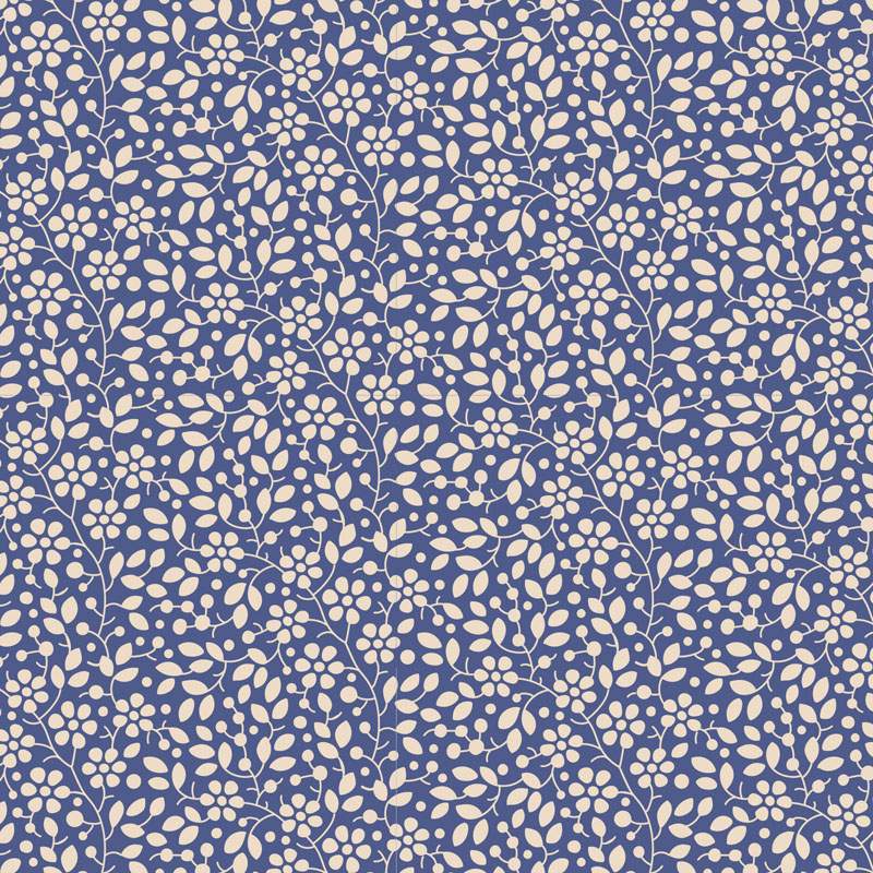 Tilda Pie in the Sky Cloudpie Blue- Tessuto Blu con Piccoli Fiorellini Panna Tilda Fabrics - 1 Tilda Pie in the Sky Cloudpie Blue- Tessuto Blu con Piccoli Fiorellini Panna Tilda Fabrics - 1