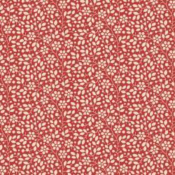 Tilda Pie in the Sky Cloudpie Red- Tessuto Arancione Ruggine con Piccoli Fiorellini Panna Tilda Fabrics - 1