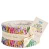 Tilda Pie in the Sky Fabric Roll, Fabric Roll Bundle, 40 strisce 6.35 x 110 cm - 2 per fantasia