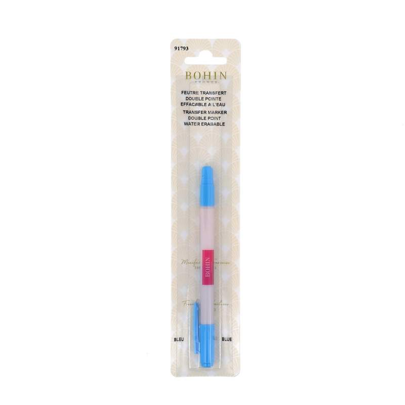 Bohin- Pennarello Idrosolubile Blu con doppia punta per Magic Paper Bohin - 2