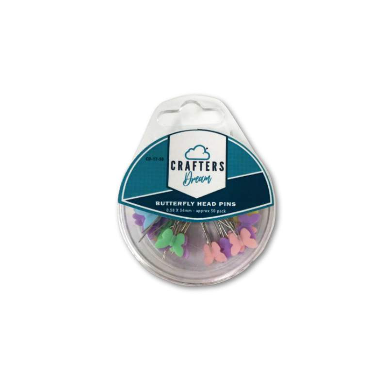 Scatola 50 pezzi Spilli a Farfalla - Crafters Dream Crafters Dream - 1