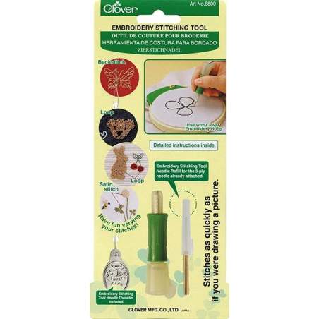 Clover, Embroidery Stitching Tool, Accessorio per il ricamo