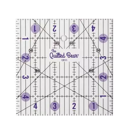 Righello Patchwork 5 x 5 pollici - Crafters Dream