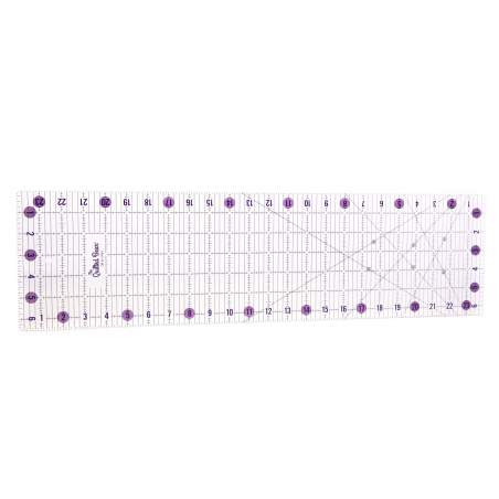 Righello Patchwork Anti Scivolo 6,5 x 24 pollici - The Quilted Bear