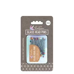 Glass Head Pins - Spilli Colorati 100 pezzi, Ever Sewn