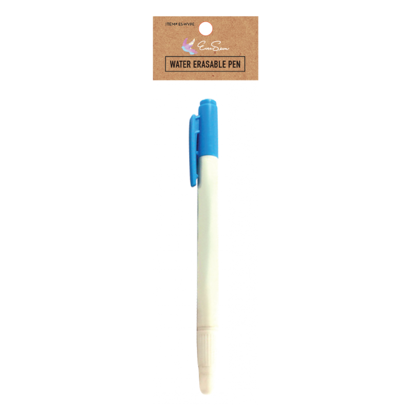 Penna cancellabile con acqua- Colore Azzurro, EverSewn