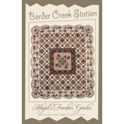 Abigail's Freedom Garden di Border Creek Station - Cartamodello Quilt Patchwork e Appliqué 73 x 86 pollici