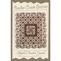 Abigail's Freedom Garden di Border Creek Station - Cartamodello Quilt Patchwork e Appliqué 73 x 86 pollici
