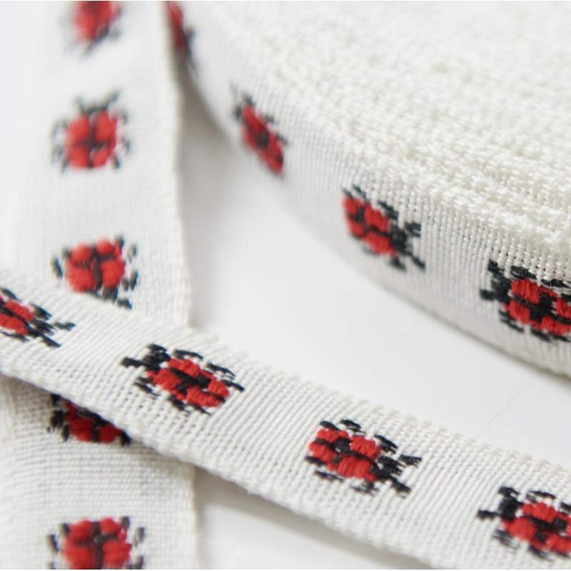 Vaupel Heilenbeck, Banda 11 Fili Bianca con Ricamo Coccinella 1080/18 Vaupel & Heilenbeck - 1