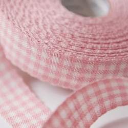 Vaupel Heilenbeck, Banda 11 Fili a Quadretti Colore Bianco e Rosa 3035/27
