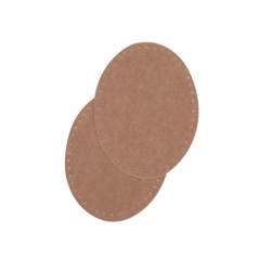 Bohin, Toppe Termoadesive Ovali Scamosciate 8 x 10,5 cm, Beige Bohin - 1