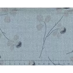 26th Centenary Collection by Yoko Saito, Tessuto Azzurro con Rami e Fiori Sojitz Fashion - 1