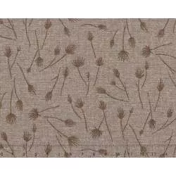 26th Centenary Collection by Yoko Saito, Tessuto Marrone con Fiori Sojitz Fashion - 1