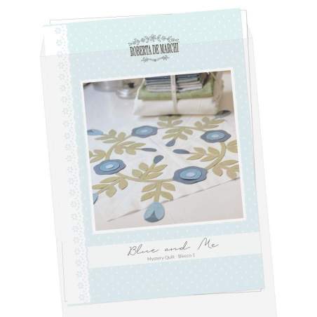 Blue and Me - Mystery Quilt 2023 - Cartamodello Blocco 01