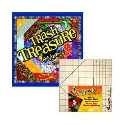 Trash to Treasure Pineapple Book - Squadra Patchwork e libro EZ Quilting - 1