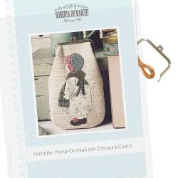 Kit Pochette Porta-Occhiali con Chiusura Clutch - Cartamodello + Chiusura metallica