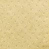 Tessuto giallo crema con pois nocciola e piccole rose - Moda Fabrics Rambling Rose