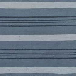 Classic Wovens, Tessuto Giapponese Blu a righe chiare e scure Marcus Fabrics - 1
