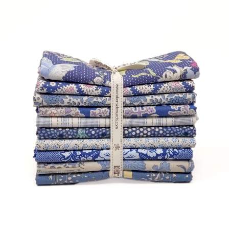 Tilda Bundle Blu, 10 Fat Quarter 50 x 55 cm Tilda Fabrics - 1