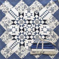 Kit Granita Quilt - Tessuti e Cartamodello per trapunta Granita by Jocelyn Ueng Roberta De Marchi - 1