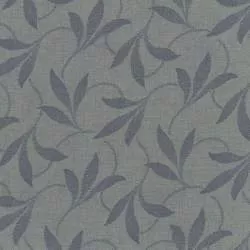 Centenary 28th di Yoko Saito, Tessuto giapponese blu con foglie Sojitz Fashion - 1