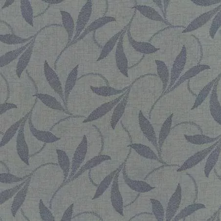 Centenary 28th di Yoko Saito, Tessuto giapponese blu con foglie Sojitz Fashion - 1