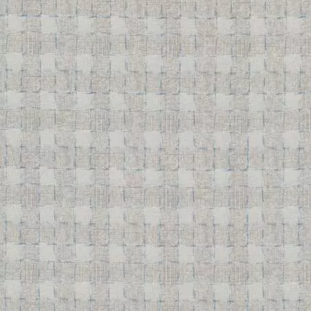 Centenary 28th di Yoko Saito, Tessuto giapponese grigio tortora a quadretti Sojitz Fashion - 1