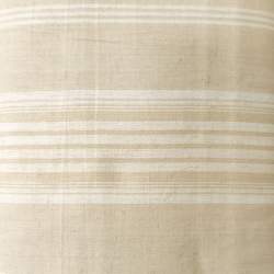 Moda Fabrics, Tessuto Fondo Beige con Righe Bianche Sottili e Spesse Moda Fabrics - 1