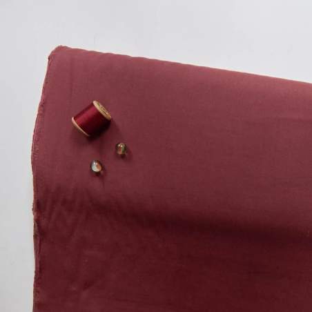 Tessuto 100% Lino colore Bordeaux - h 150 cm Roberta De Marchi - 1