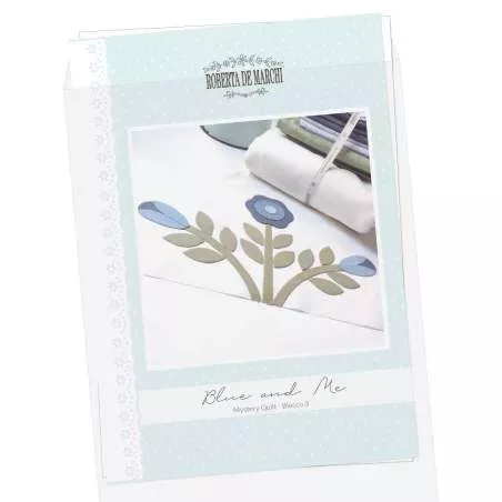 Blue and Me - Mystery Quilt 2023 - Cartamodello Blocco 03