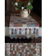 Kit di tessuti per Tiny Town Table Runner, cartamodello di Anni Downs